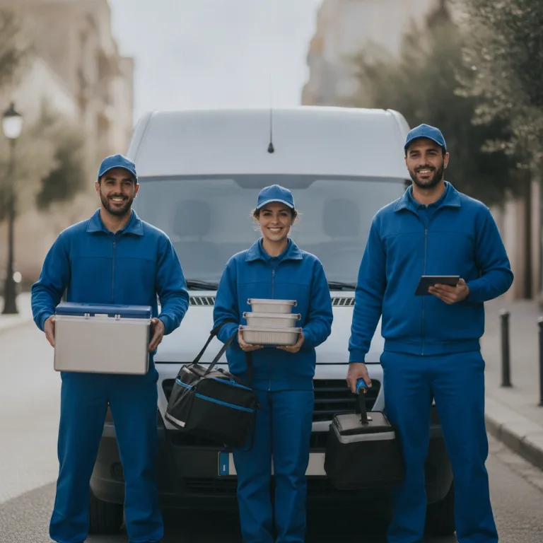 Entrega de Comidas equipo en Orihuela